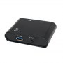 Peripheral sharing and hubs | USB peripheral sharing switch | Ports Qty 2 | Black - 3
